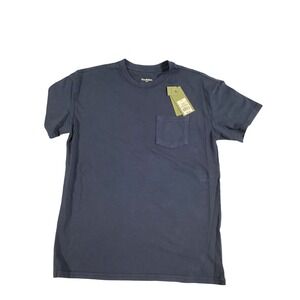2 Mens Goodfellow & Co Blue Relaxed Fit Short Sleeve Pocket T-Shirt -‎ Size M